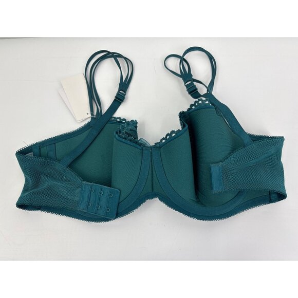 b.tempt'd  by Wacoal Ciao Bella Balconette Bra 953144 Lace Spruce 32DDD NEW - Picture 5 of 6